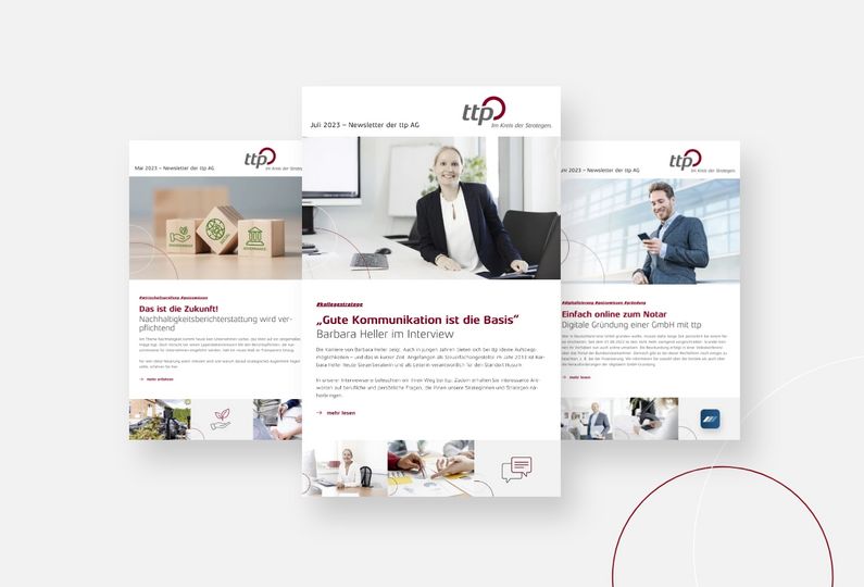 Die ttp-Newsletter im Überblick