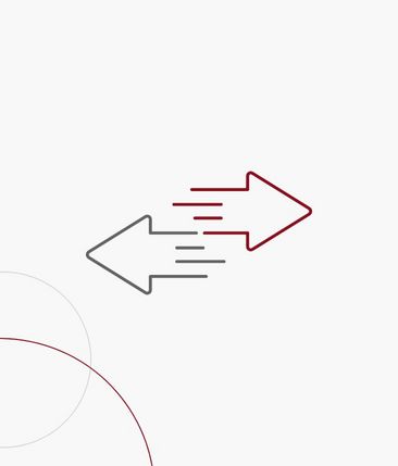 Grafikkachel: Pfeile zeigen nach links und rechts