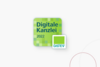 Eine grüne Kachel mit grüner schrift