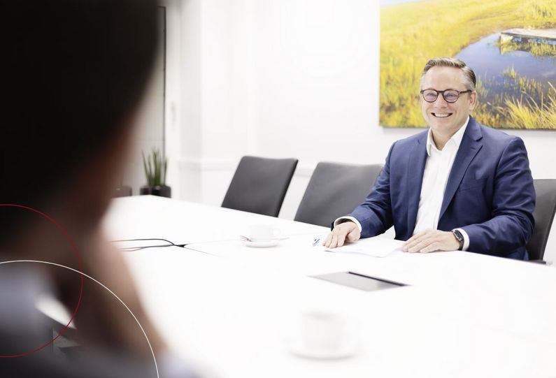 Henrik Söhler von Bargen im Mandantengespräch