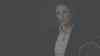 Eine ttplerin mit schwarzem overlay