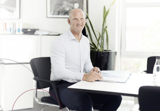 Carsten Theilen an seinem Arbeitsplatz.
