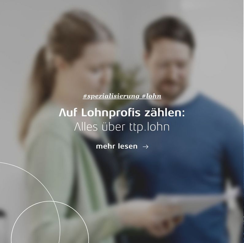 Linkkachel: Auf Lohnprofis zählen – Alles über ttp.lohn