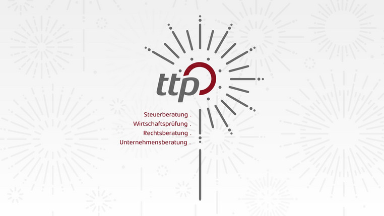 ttp-Logo in einer Wunderkerze