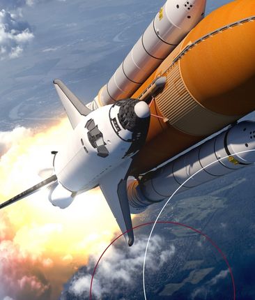 Startende Rakete